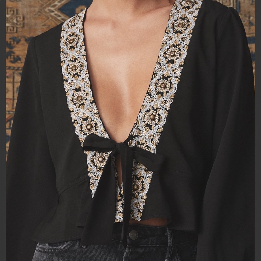 Tularosa | Embroidered Top